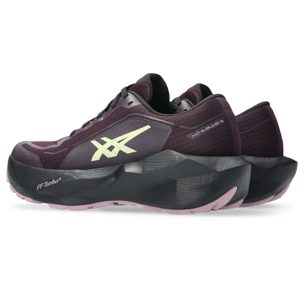 Tênis ASICS Novablast 6 GTX - Roxo/Preto - tam: 42 — foto 4