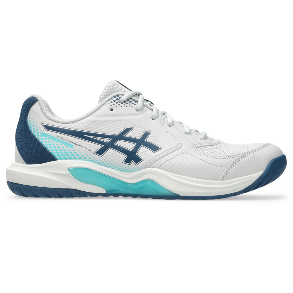 GEL-DEDICATE 9 PICKLEBALL - Cinza/Azul - tam: 41