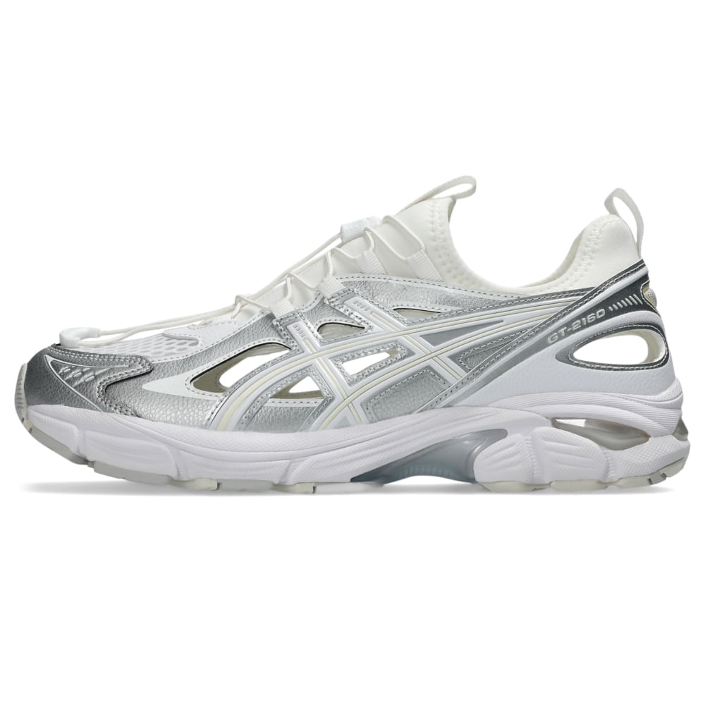 Tênis ASICS GT-2160 BREEZE - Unissex - BRANCO/PRATA - tam: 43