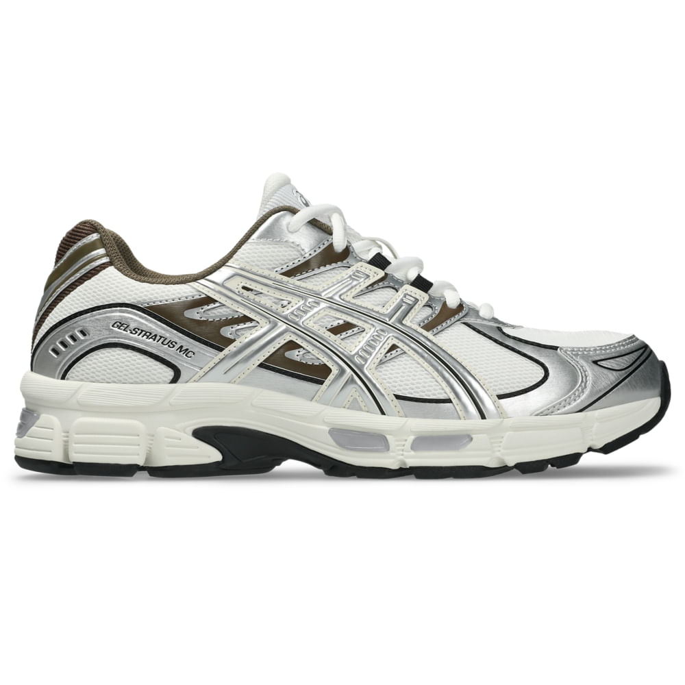 Tênis ASICS GEL-Stratus MC - Branco/Marrom - tam: 39