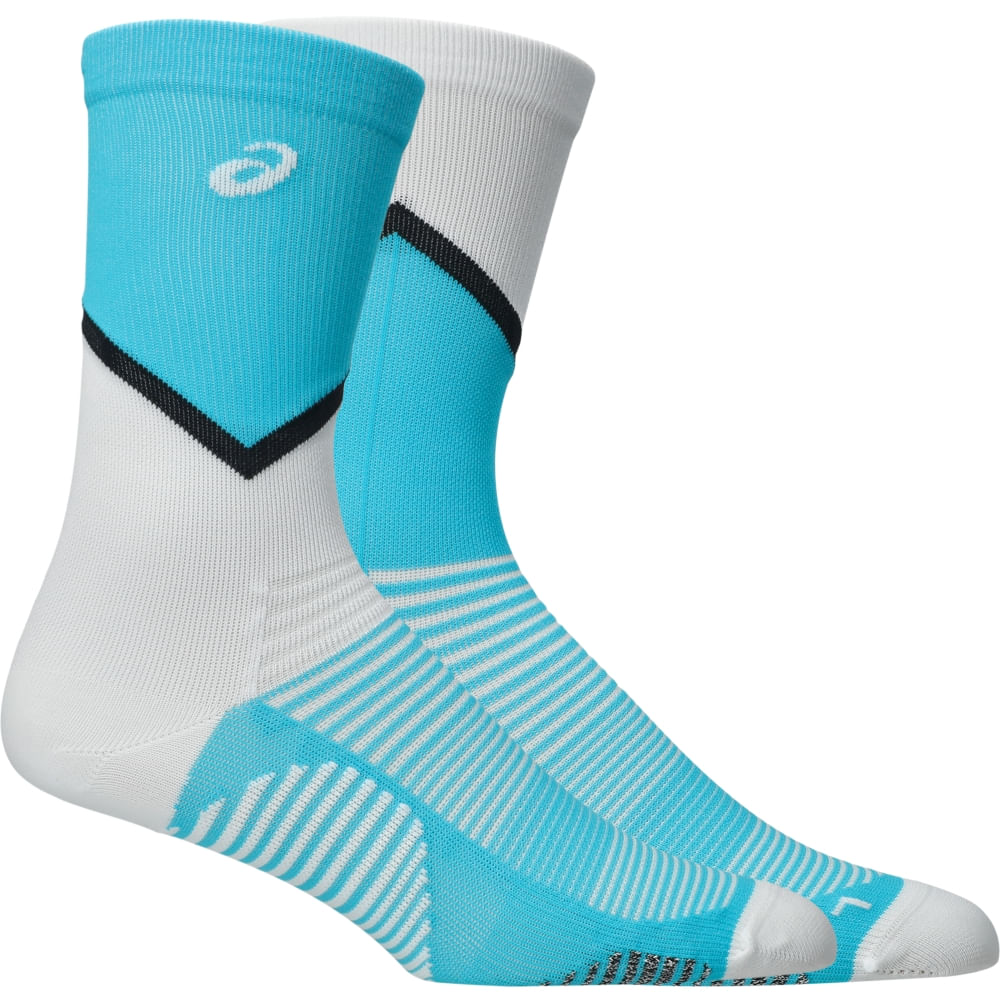 Meia ASICS Metaspeed Crew 2.0 - Unissex - Azul Claro - tam: M
