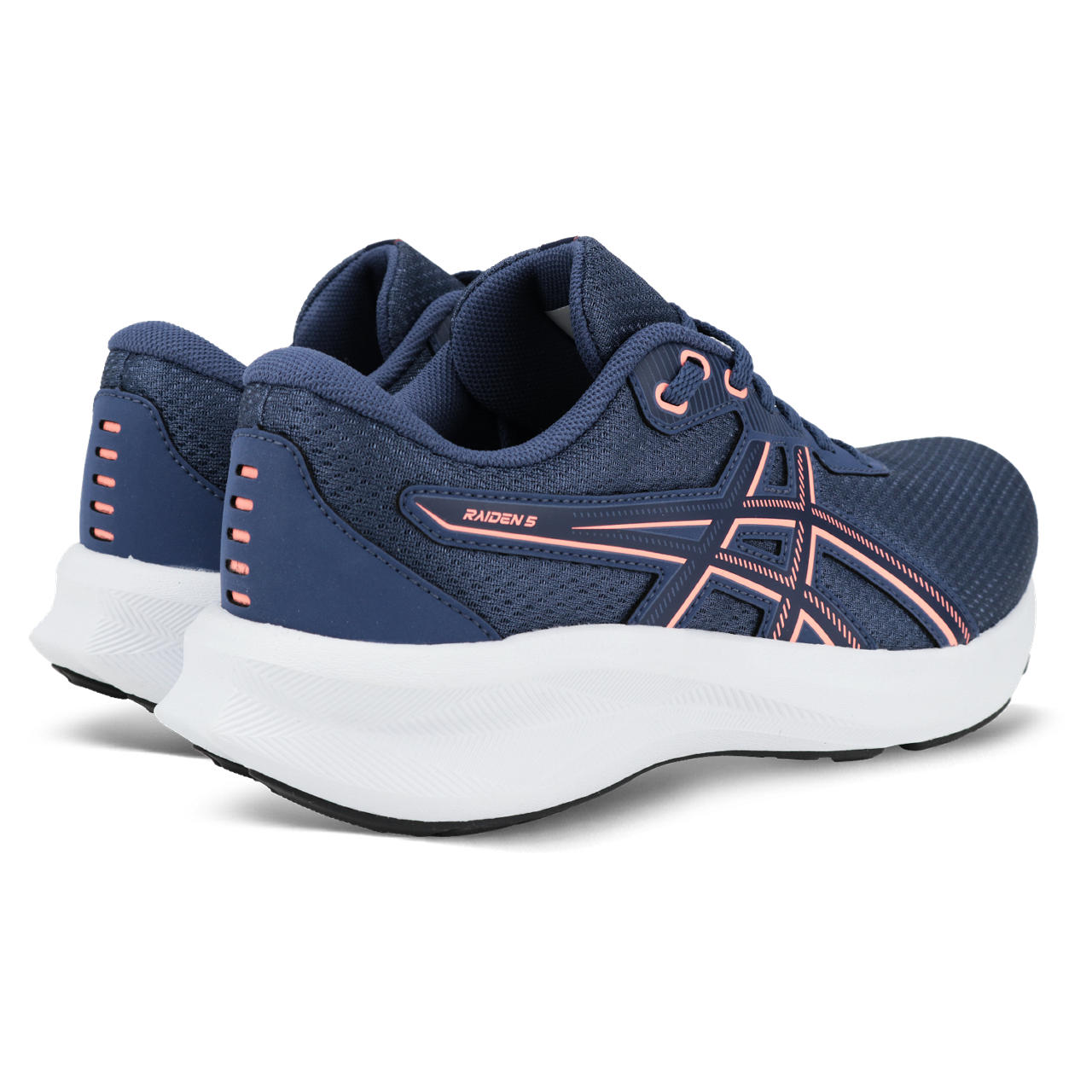 Tênis ASICS Raiden 5 - Feminino - Azul/Rosa - tam: 35 — foto 4