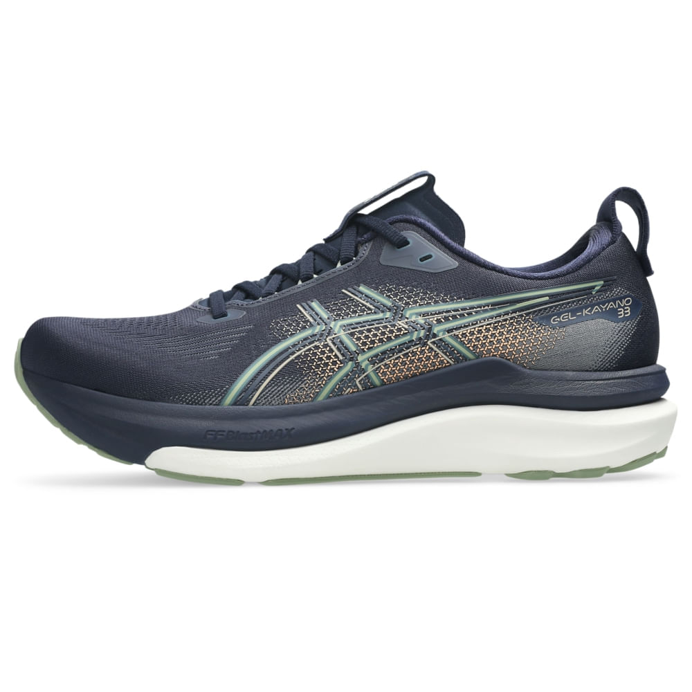Tênis ASICS GEL-Kayano 33 - Masculino - Azul/Verde - tam: 47