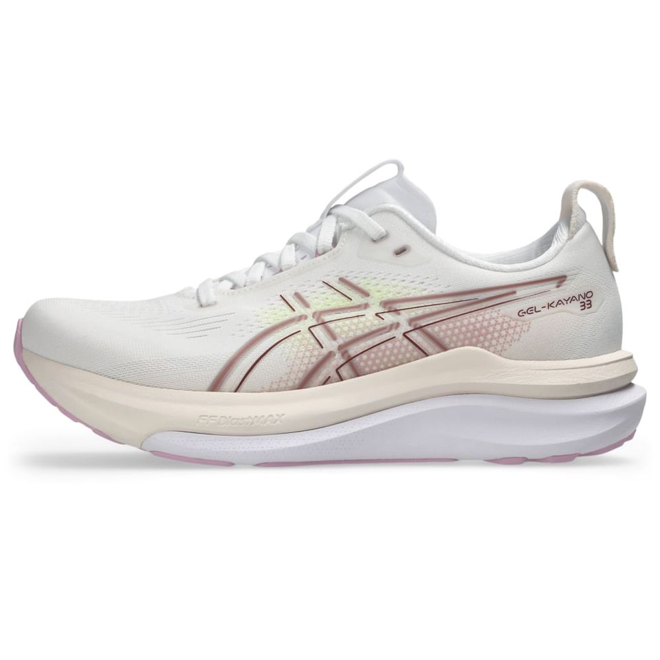 Tênis Asics Gel-Kayano 33 - Feminino - Branco/Roxo