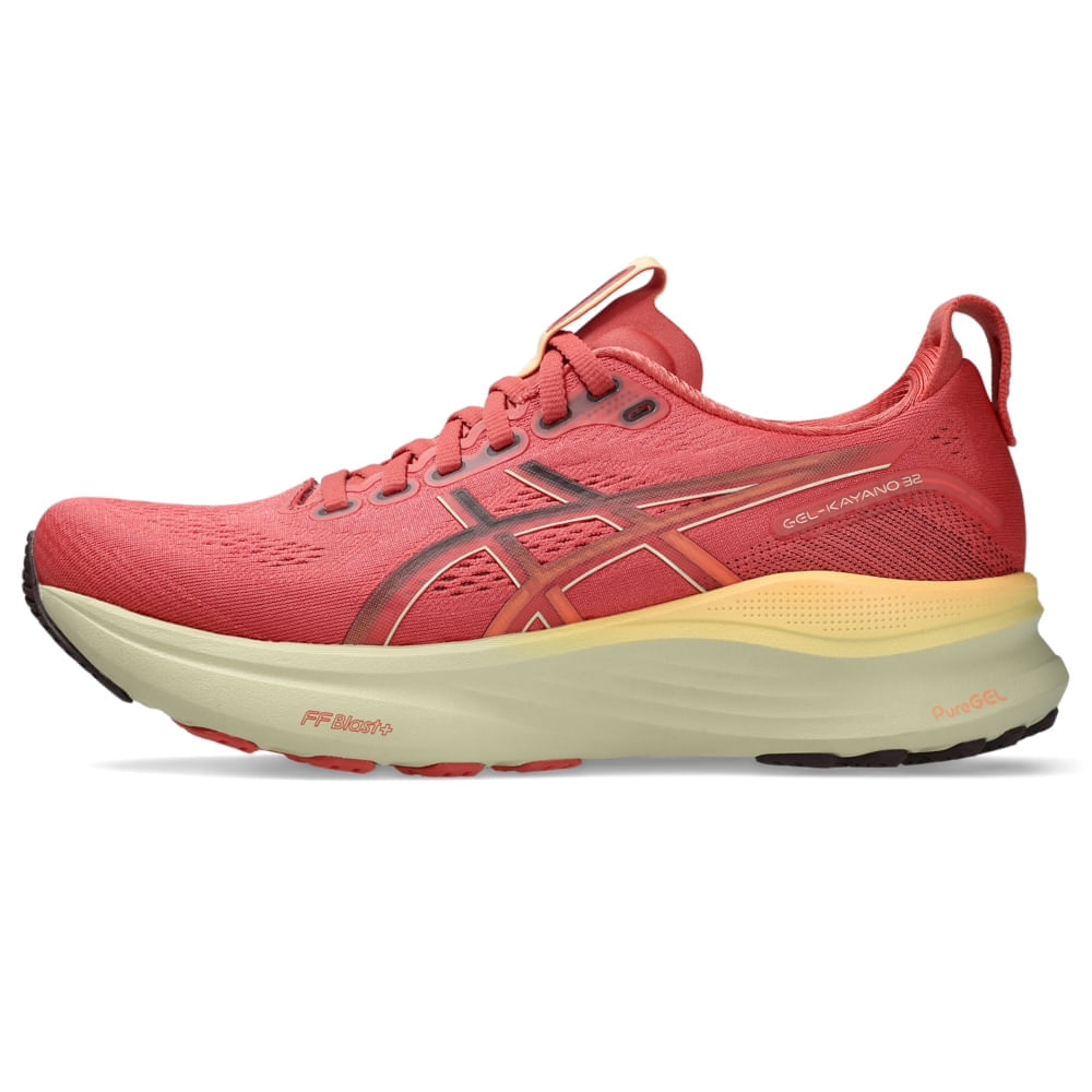 Tênis ASICS GEL-Kayano 32 - Feminino - Rosa/Marrom - tam: 38