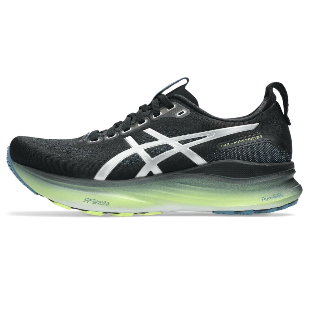 Tênis ASICS GEL-Kayano 32 Luxe - Feminino - Preto/Prata - tam: 37