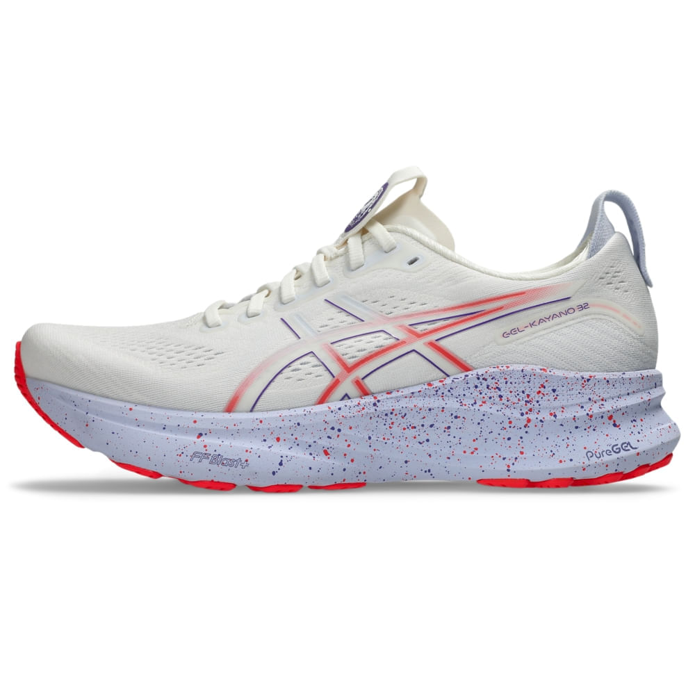 Tênis ASICS GEL-Kayano 32 Tokyo - Masculino - Bege/Roxo - ASICS Brasil