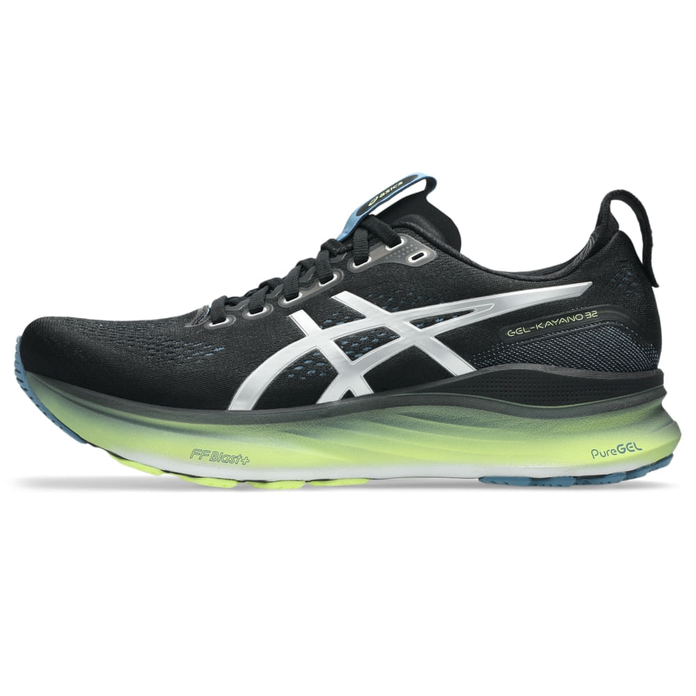 Tênis ASICS GEL-Kayano 32 Luxe - Masculino - Preto/Prata - tam: 42