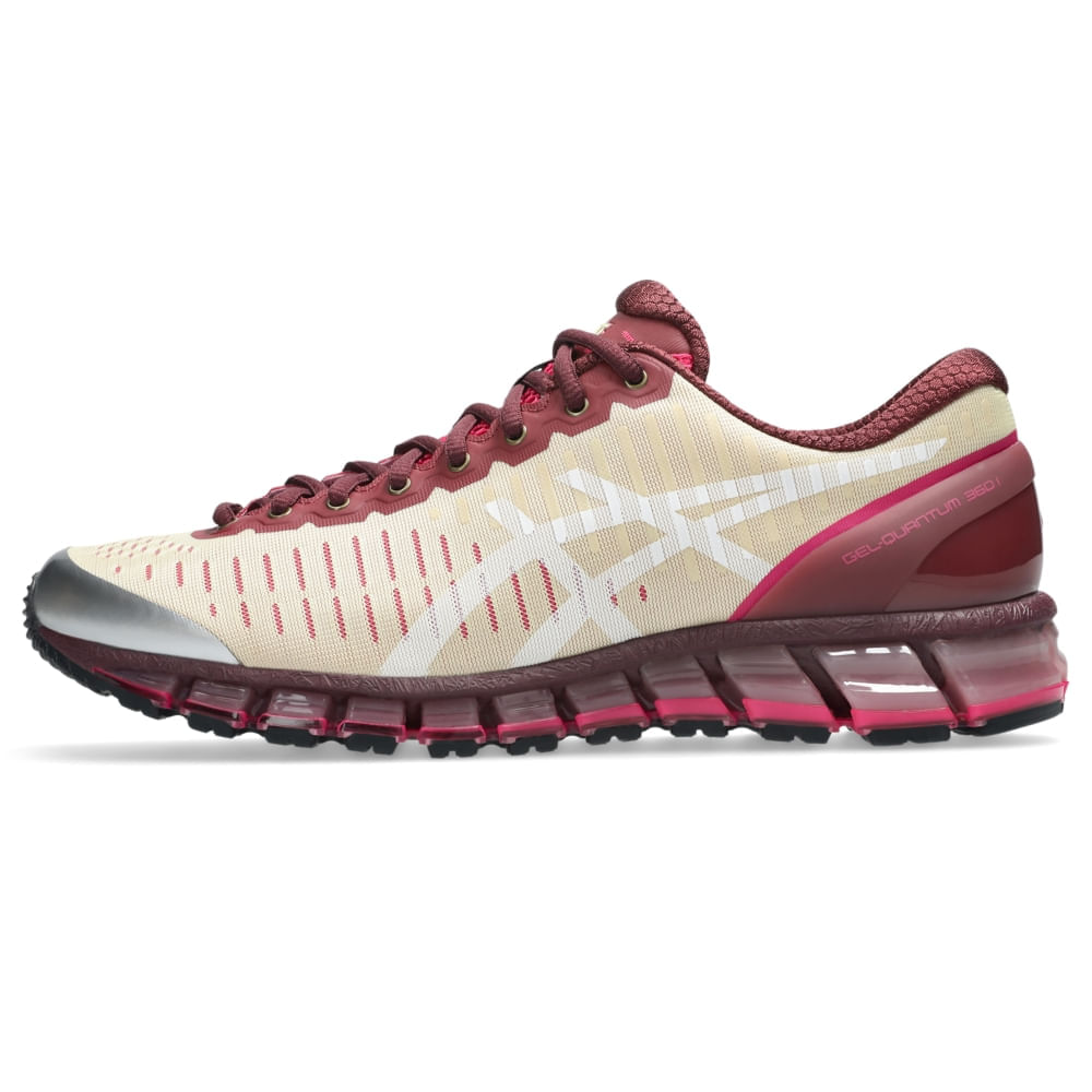 Tênis ASICS GEL-Quantum 360 I - Unissex - Amarelo/Vermelho - tam: 43