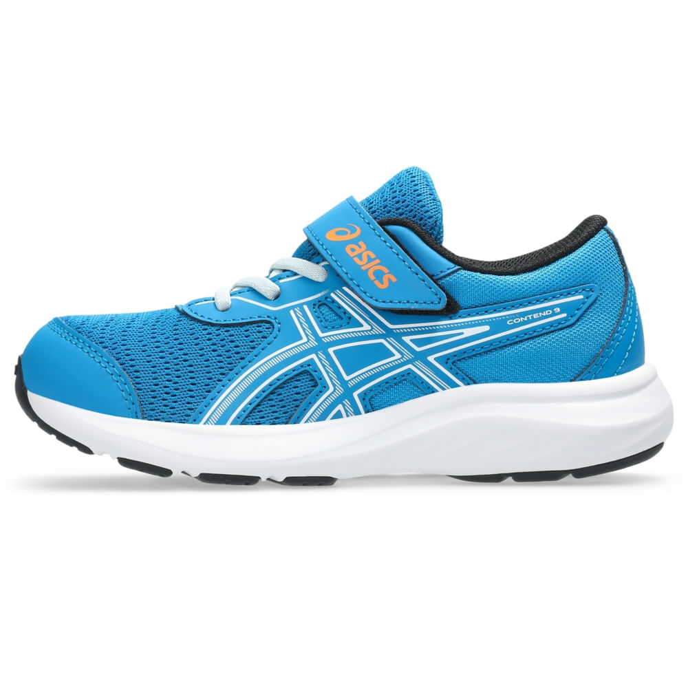 Tênis ASICS Contend 9 PS - Infantil - Azul/Azul - tam: 27