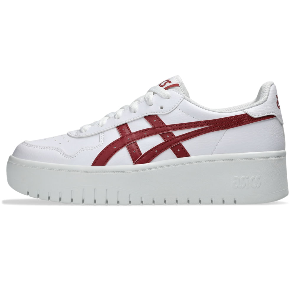Tênis ASICS Japan S PF - Feminino - Branco/Vermelho - tam: 38