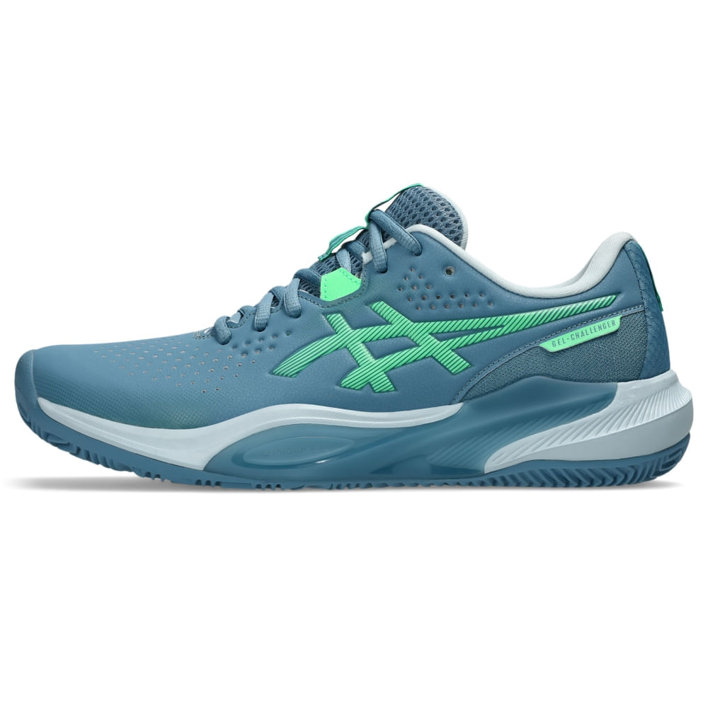 Tênis ASICS Gel-Challenger 15 Padel - Masculino - Azul/Verde - tam: 40