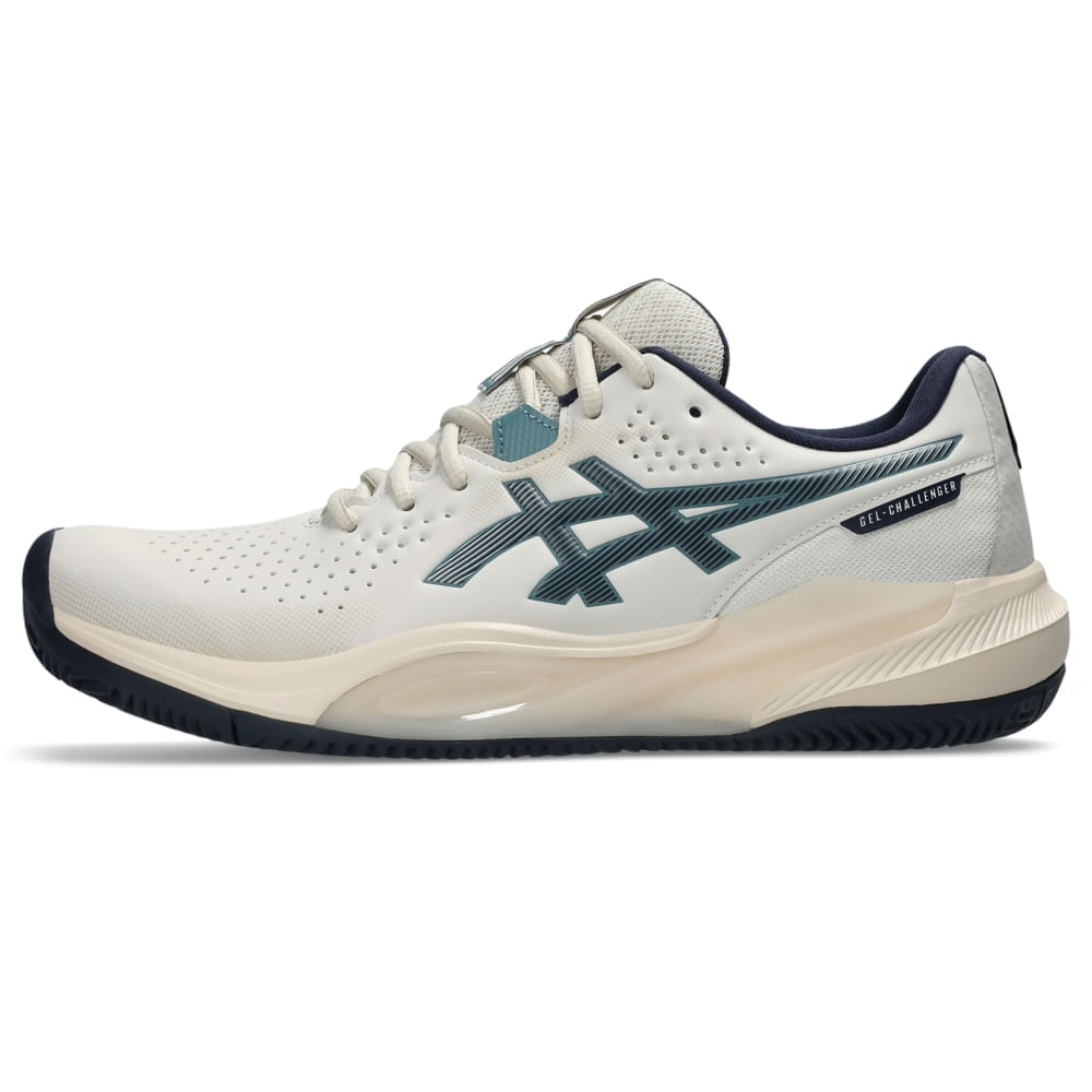 Tênis ASICS Gel-Challenger 15 Saibro - Masculino - Bege/Azul - tam: 37