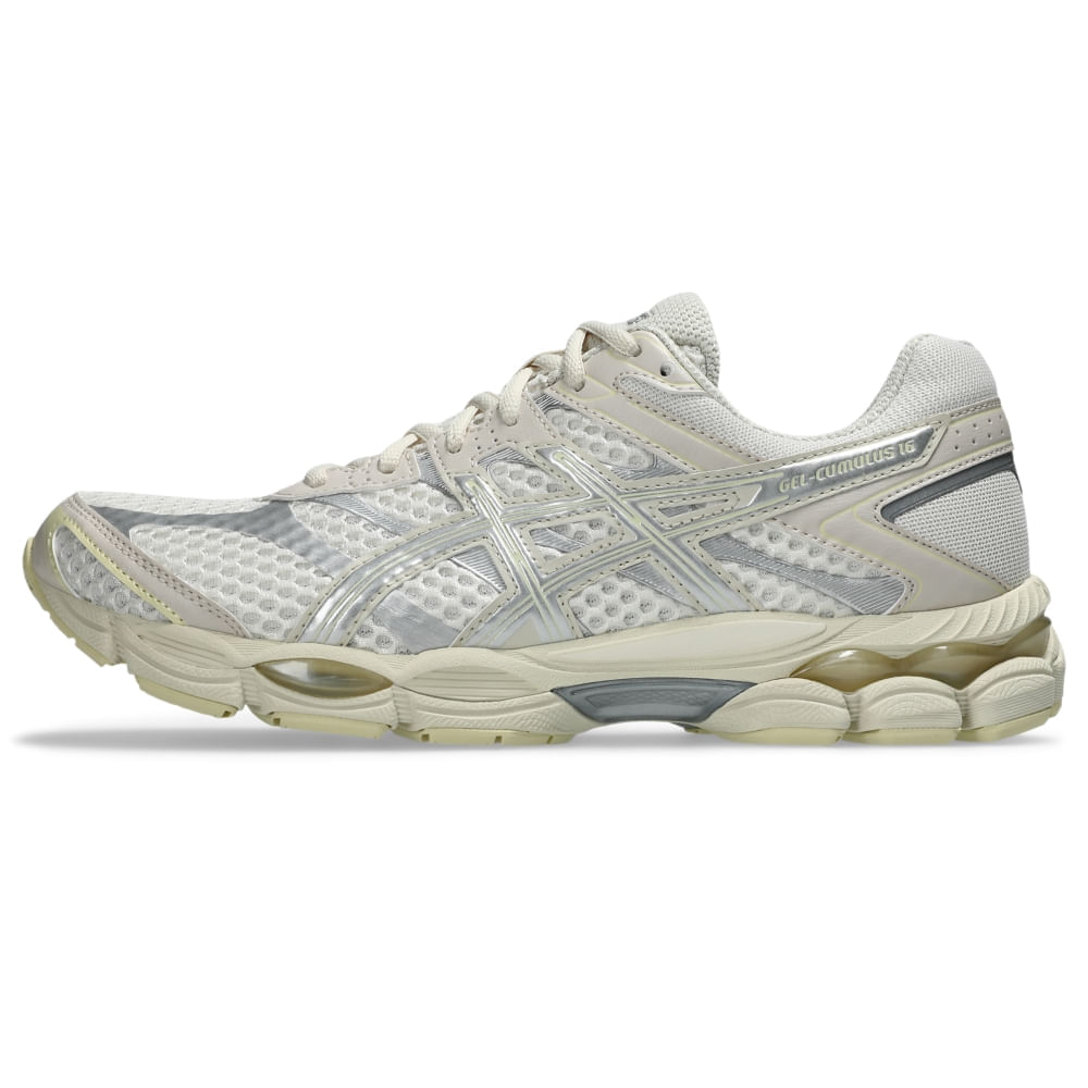 Tênis ASICS Gel Cumulus 16 - Bege/Prata - tam: 35