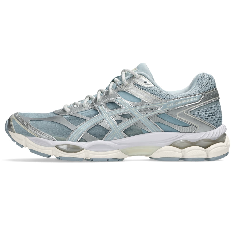 Tênis ASICS Gel Cumulus 16 - Azul/Prata - tam: 34