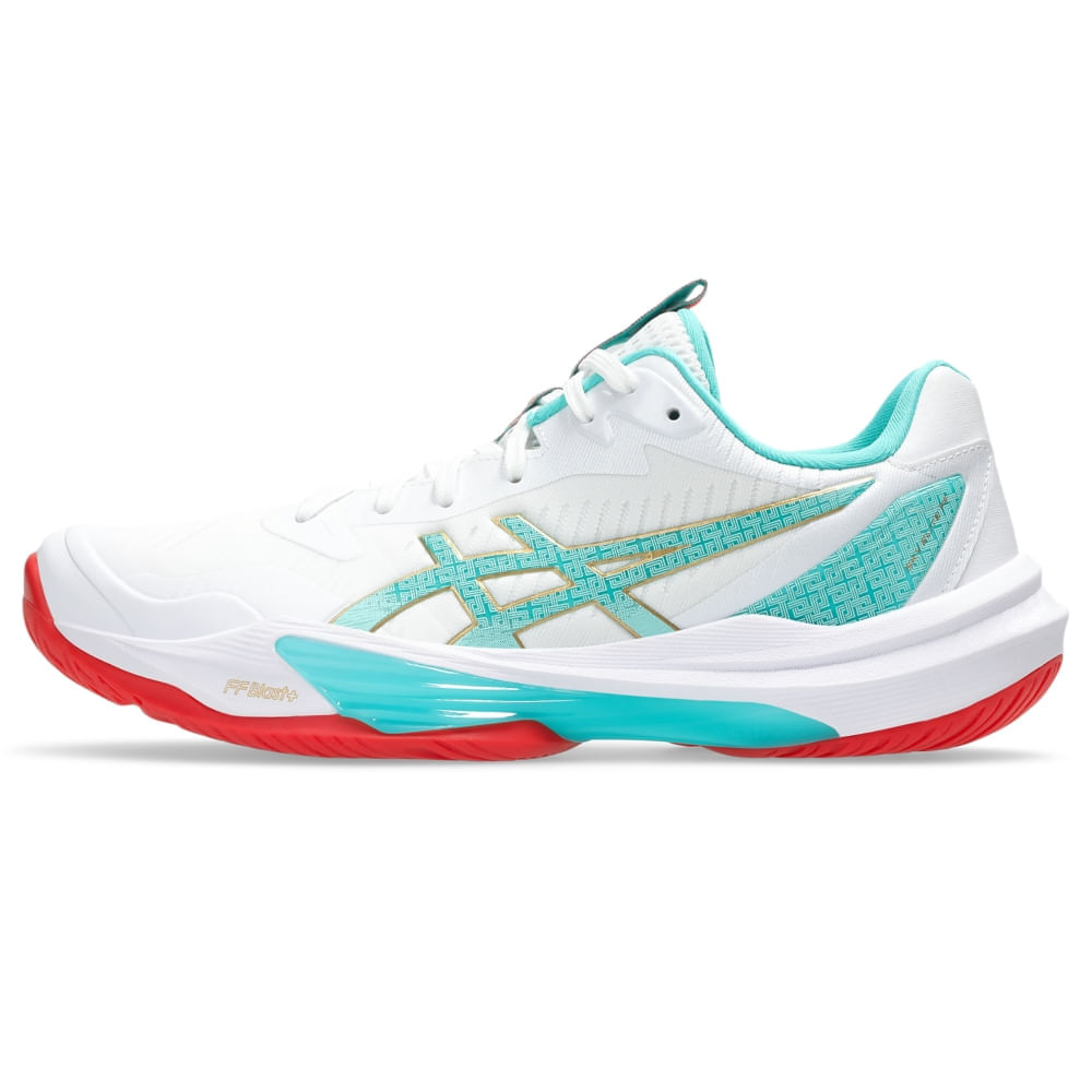 Tênis ASICS Sky Elite Ff 3 - Feminino - Branco/Verde - ASICS Brasil