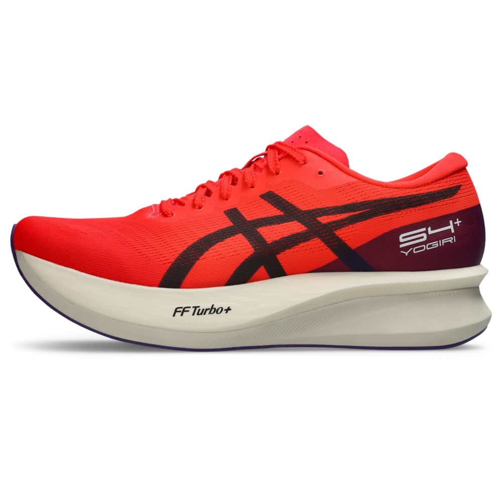 Tênis ASICS S4+ Yogiri - Unissex - VERMELHO/CINZA - tam: 44