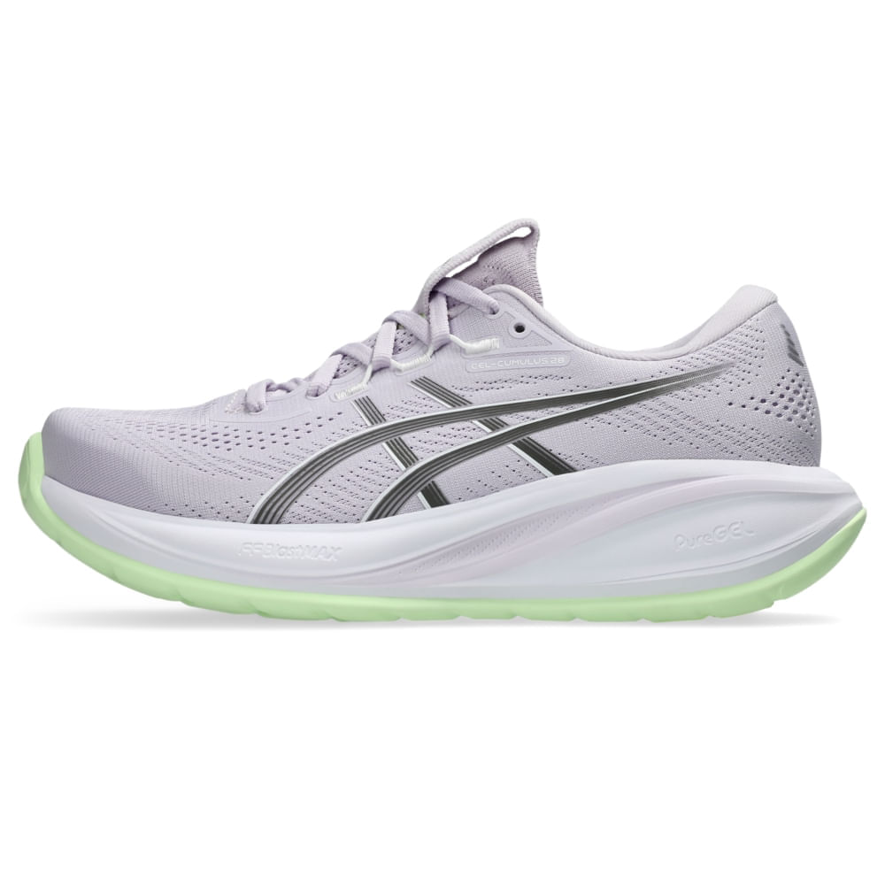 Tênis ASICS GEL-Cumulus 28 - Feminino - Vermelho/Amarelo - tam: 37.5