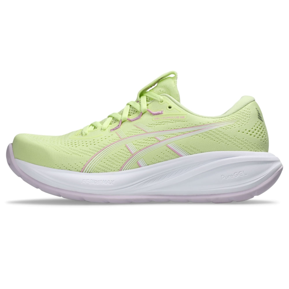 Tênis ASICS GEL-Cumulus 28 - Feminino - Verde/Roxo - tam: 38