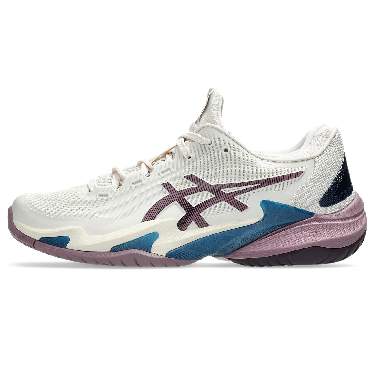 Tênis ASICS Court Ff 3 - Feminino - Bege/Roxo - tam: 39