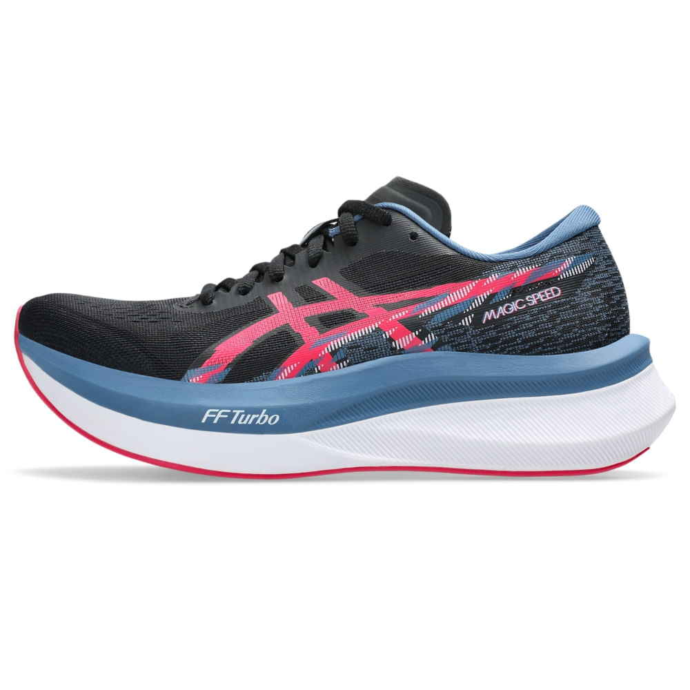 Tênis ASICS Magic Speed 4 - Feminino - Preto/Azul - tam: 36