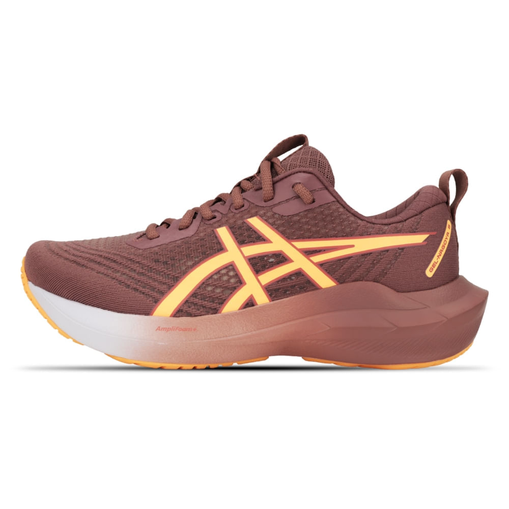 Tênis ASICS GEL-Nagoya 8 - Feminino - ROXO/LARANJA