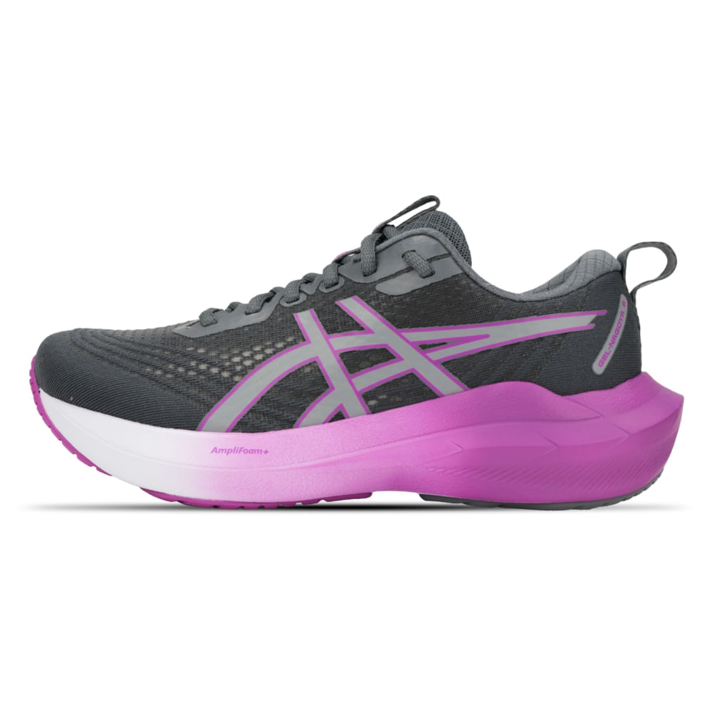 Tênis ASICS GEL-Nagoya 8 - Feminino - CINZA/ROXO - tam: 37