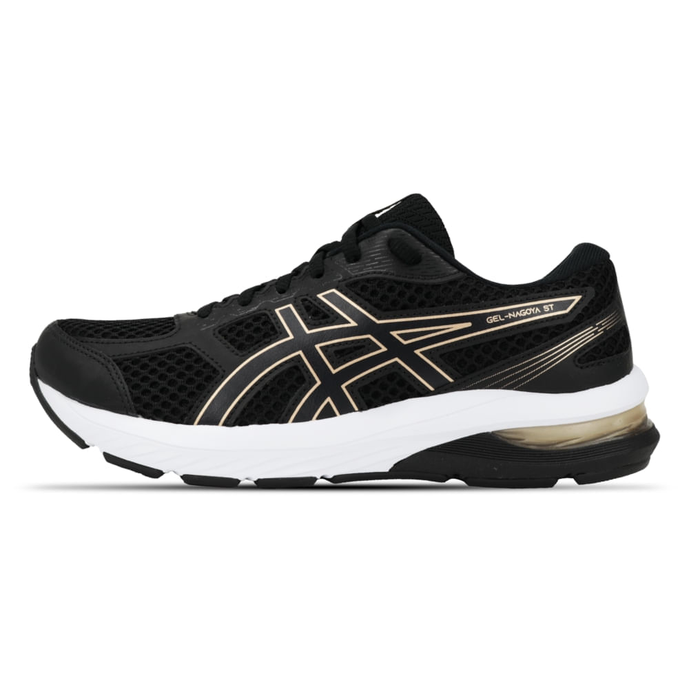 Tênis ASICS GEL-Nagoya St - Feminino - Preto/Rosa - tam: 36