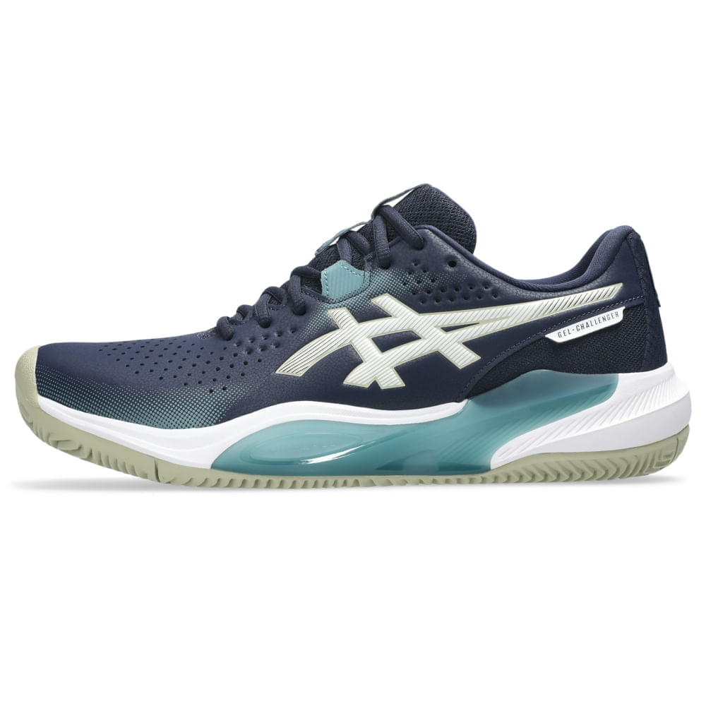 Tênis ASICS Gel-Challenger 15 Saibro - Masculino - Azul/Bege - tam: 37