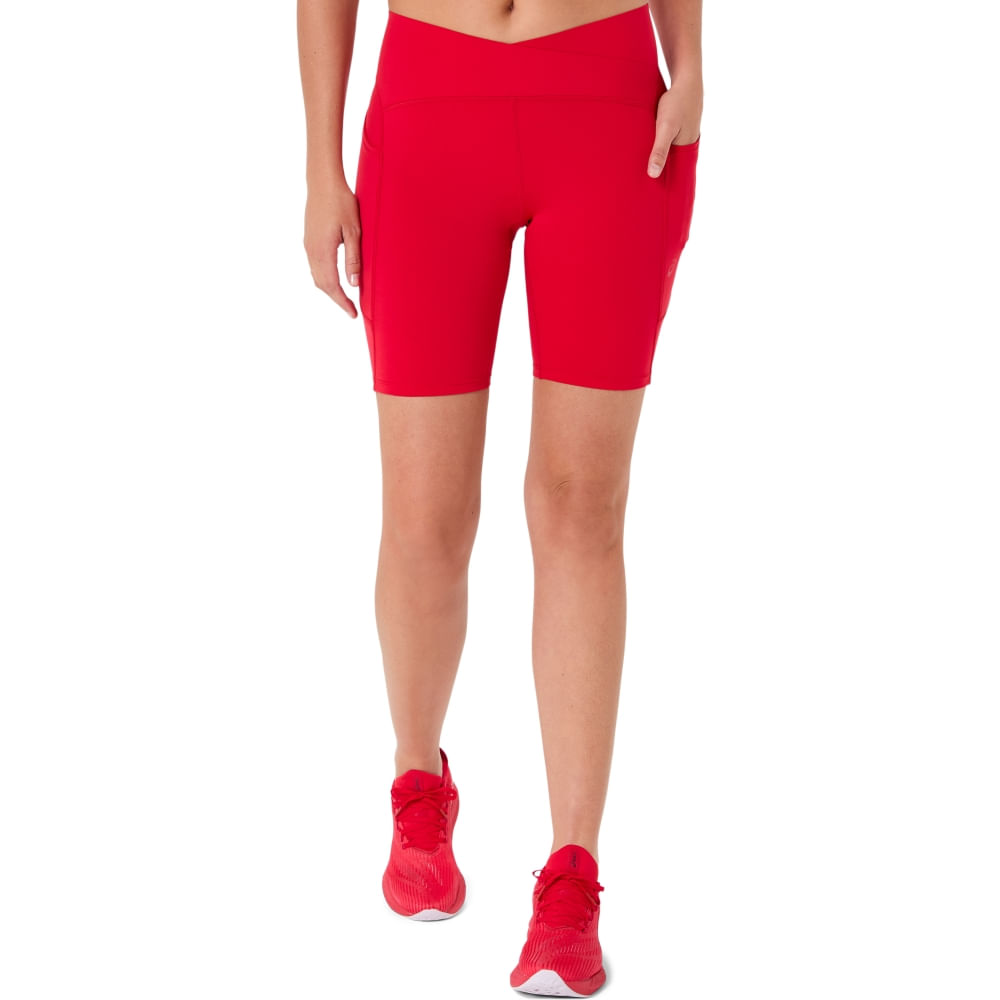 Calça Legging Nagino Flex Biker Short - Vermelho - tam: G