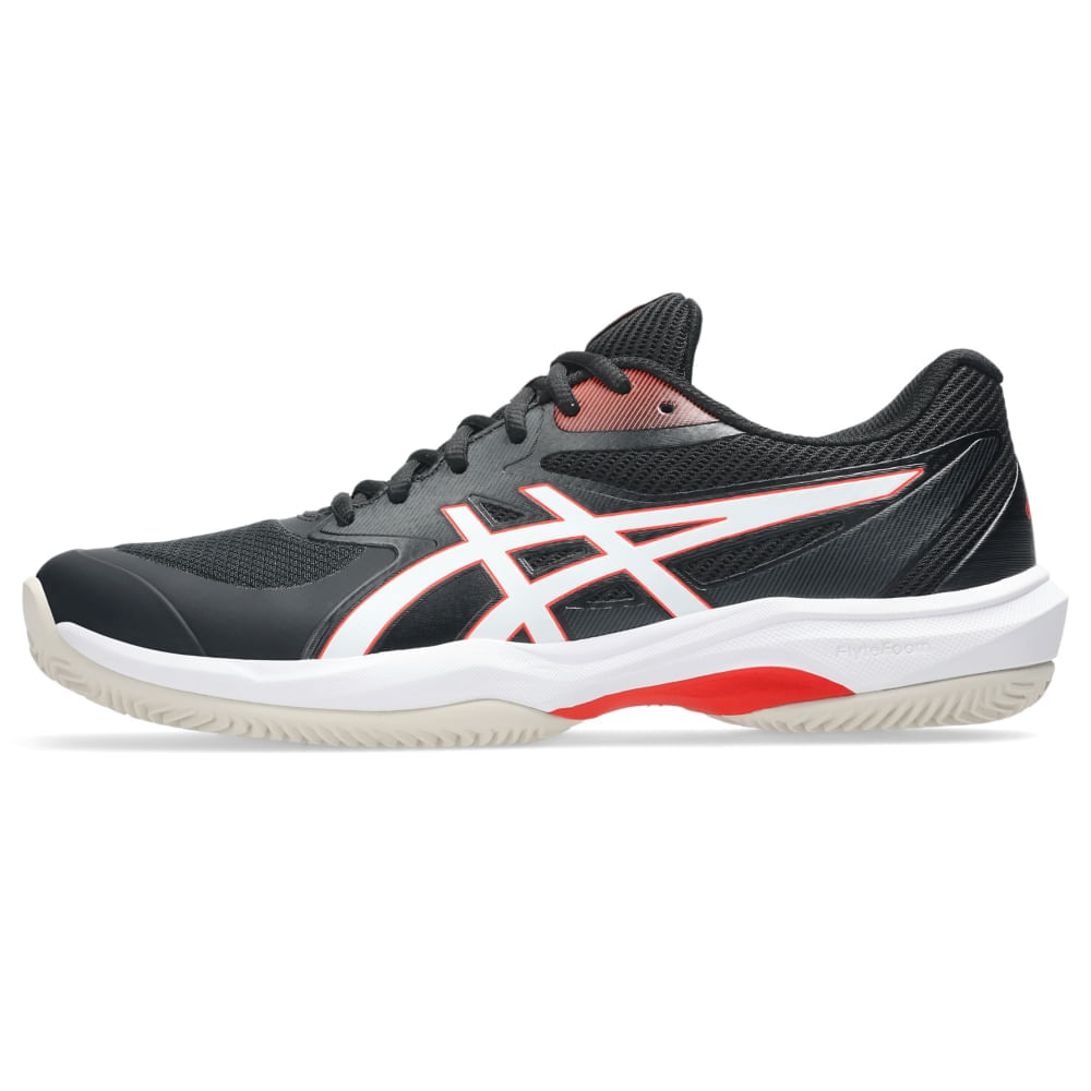 Tênis ASICS Game Ff Saibro/Oc - Masculino - Preto/Laranja - tam: 40