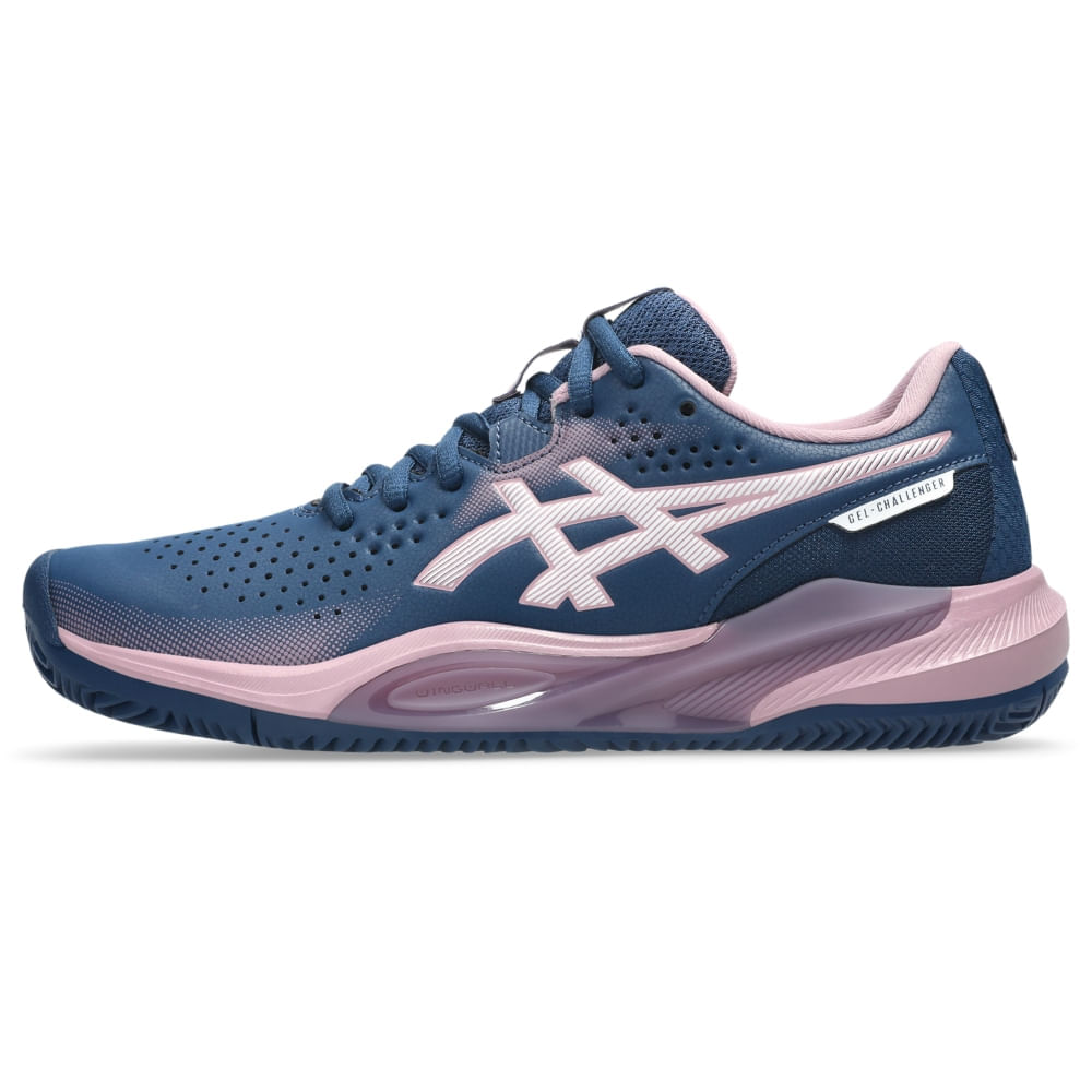 Tênis ASICS Gel-Challenger 15 Saibro - Feminino - Azul/Roxo