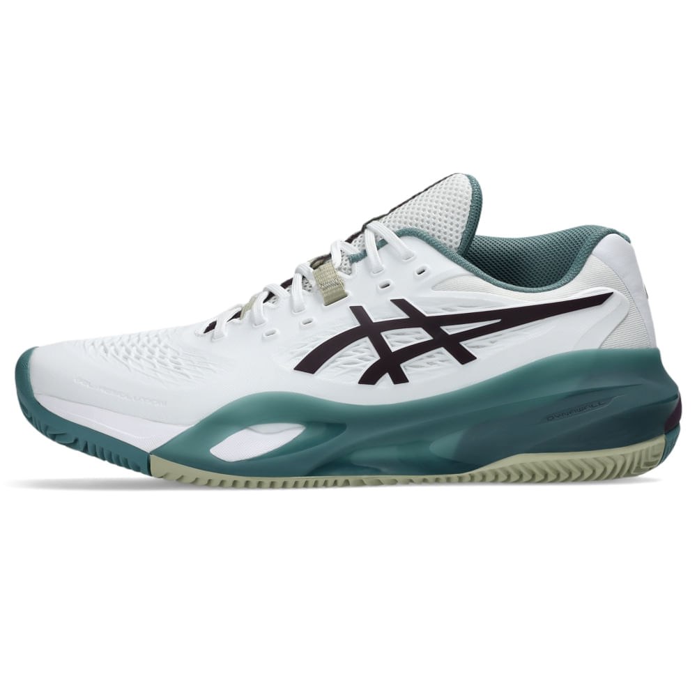 Tênis ASICS Gel-Resolution X Saibro - Masculino - Branco/Roxo - tam: 44
