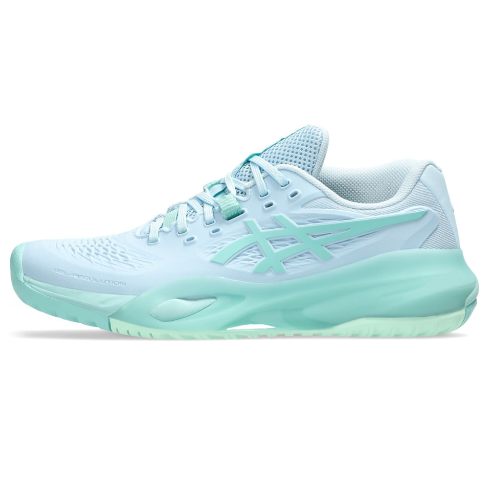 Tênis ASICS Gel-Resolution X - Feminino - Azul/Verde - tam: 36