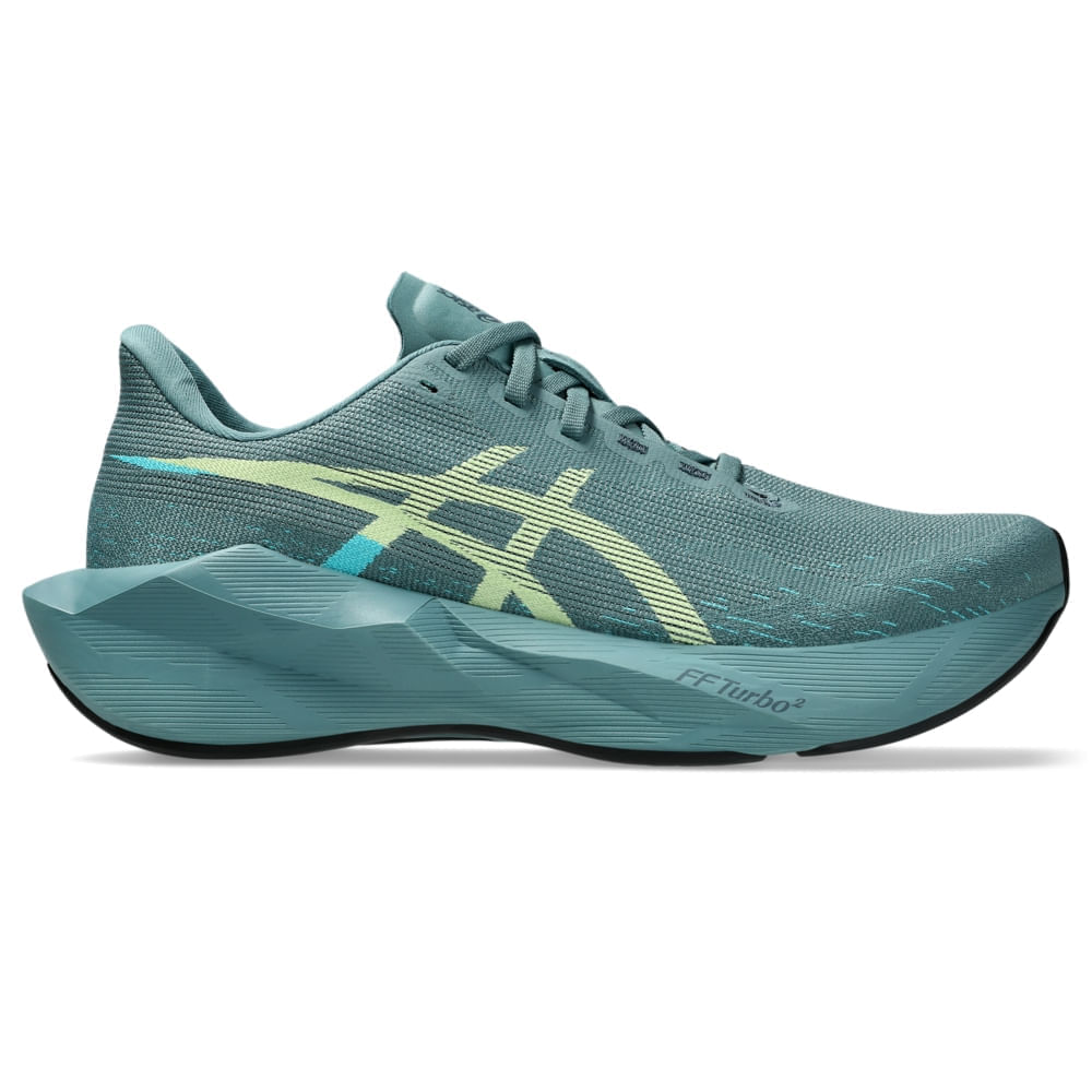 Tênis ASICS Novablast 6 - Azul/Amarelo - tam: 40