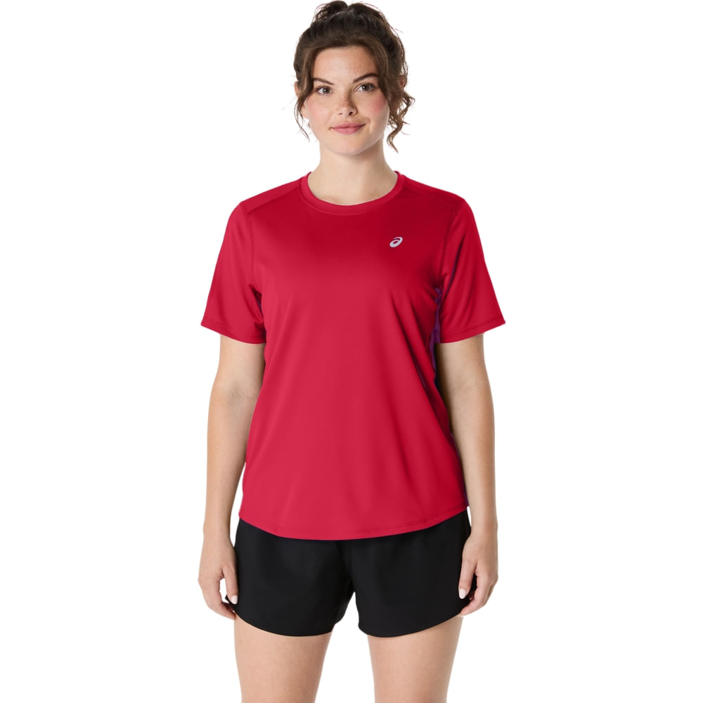Camiseta ASICS Silver - Feminino - SPEED RED - tam: G