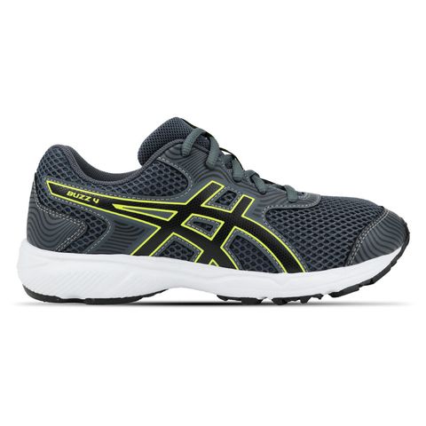 Tênis Asics Buzz 4 - Infantil - Cinza/Amarelo — ASICS