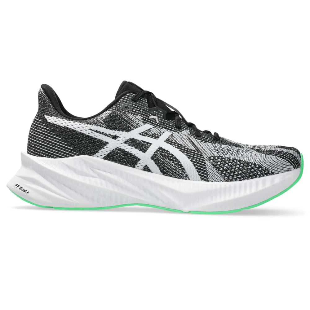 Tênis ASICS Dynablast 5 - Masculino - Preto/Branco - tam: 39.5