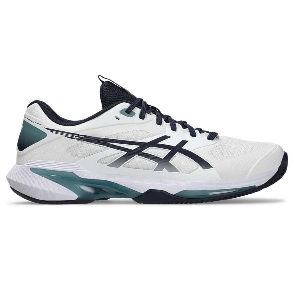 Tênis ASICS Solution Speed Ff 4 Saibro - Masculino - Branco/Azul - tam: 47