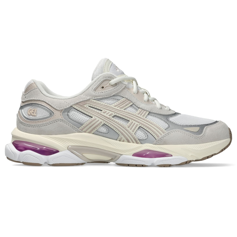 Tênis ASICS GEL-NYC 2.0 - Unissex - Branco/Bege - tam: 43