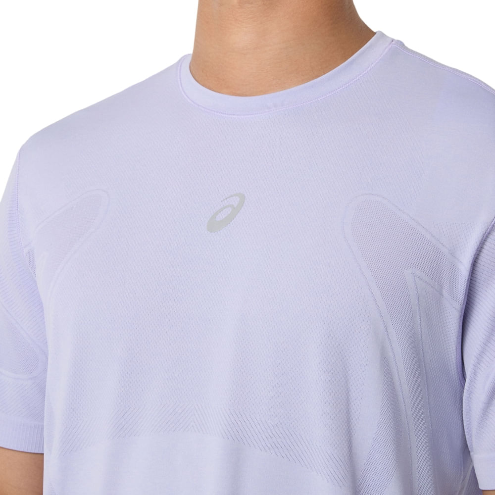 Camiseta ASICS Road Seamless - Masculino - Roxo - tam: PP