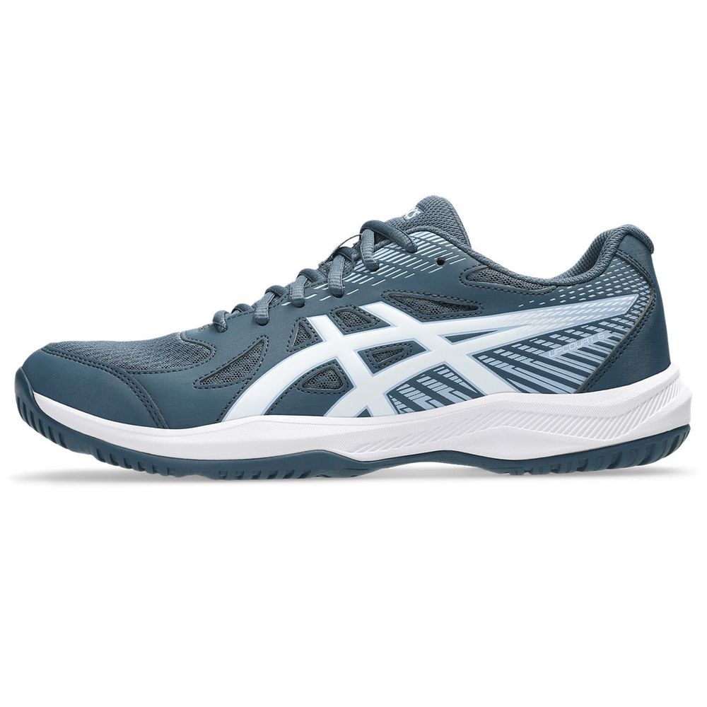 Tênis ASICS Upcourt 6 - Masculino - Azul/Branco