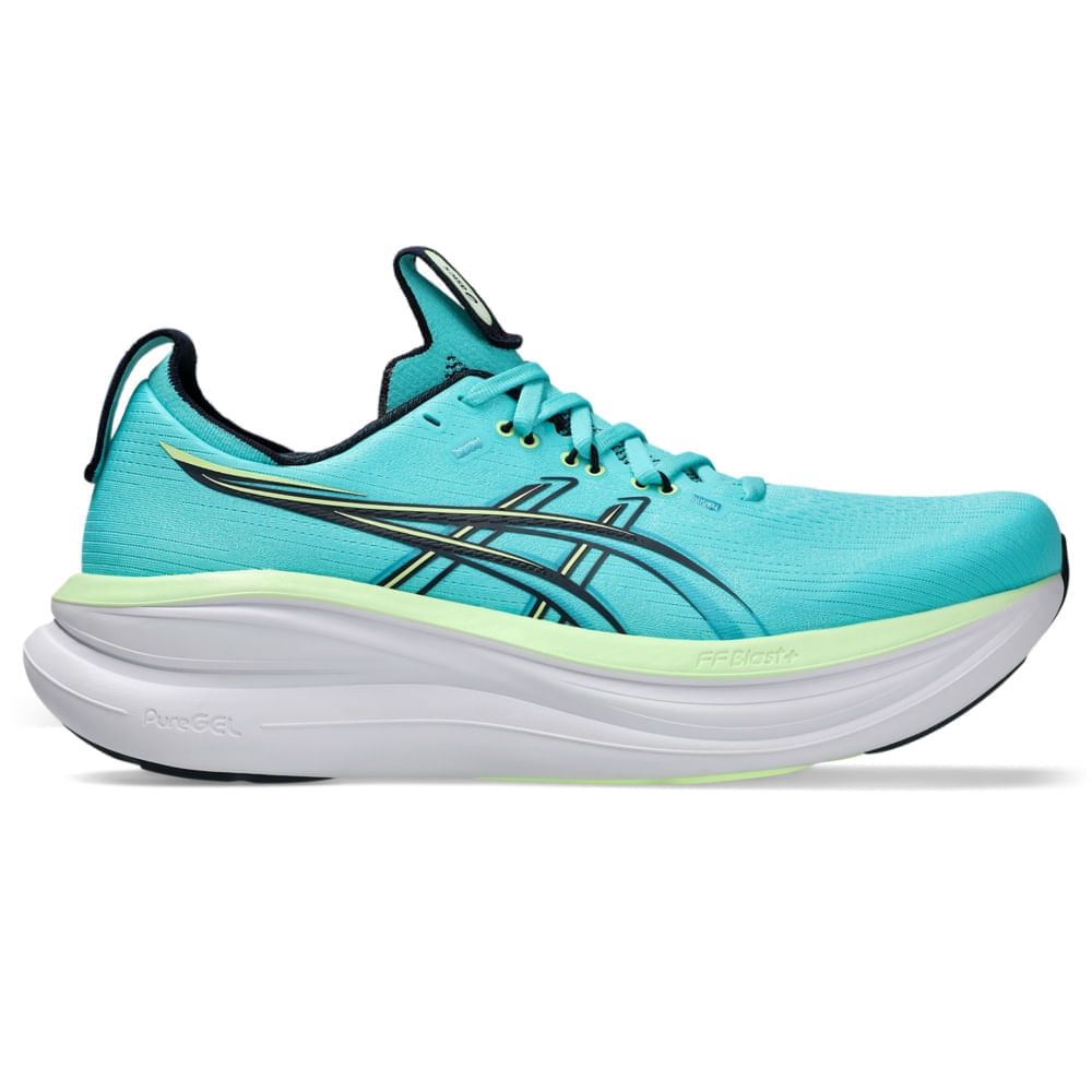 Tênis ASICS GEL Nimbus 28 - Masculino - Azul/Azul - tam: 45