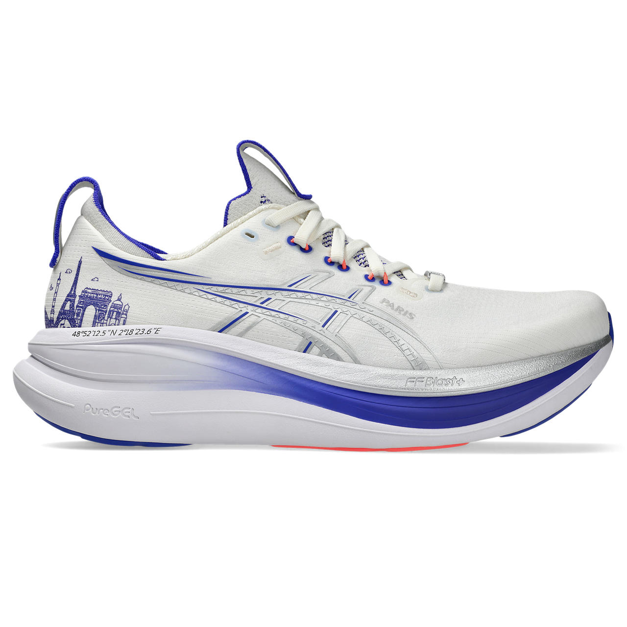 Tênis ASICS GEL Nimbus 28 - Feminino - Bege/Prata - tam: 44
