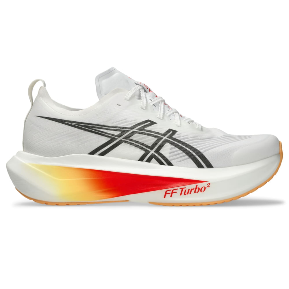 Tênis ASICS Megablast - Unissex - Branco/Laranja - tam: 41