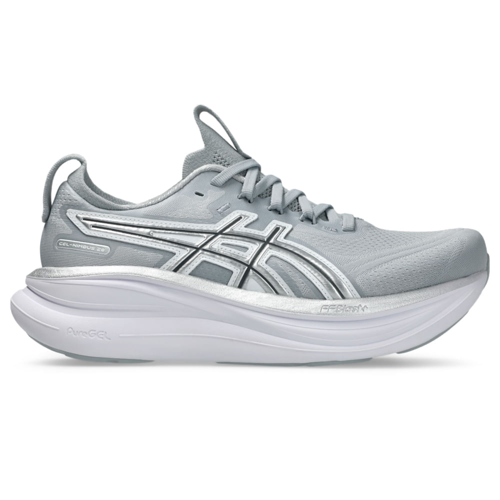 Tênis ASICS Gel- Nimbus 28 ATC - Cinza/Prata - tam: 42.5
