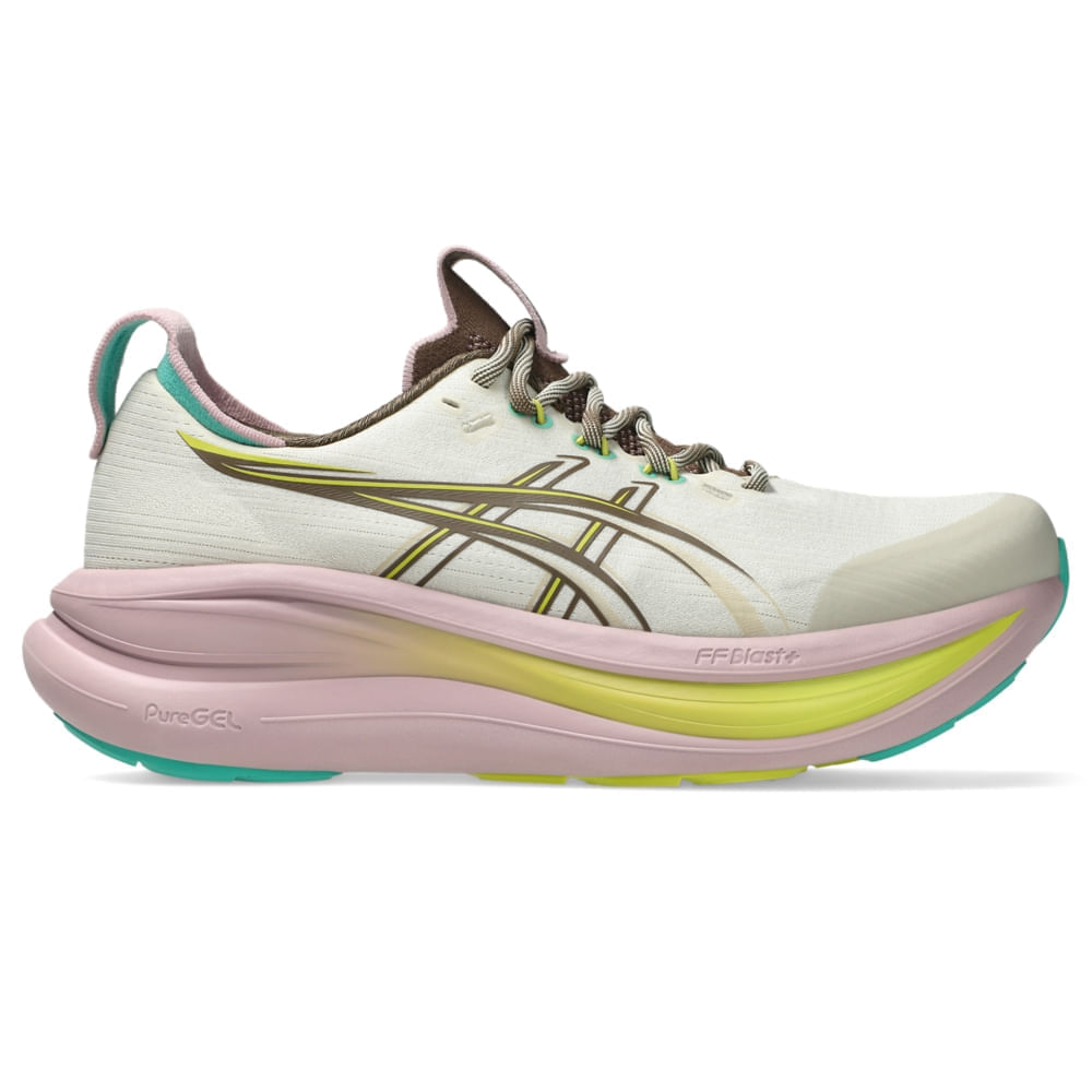 Tênis ASICS Gel- Nimbus 28 TR - Cinza/Marrom - tam: 34.5