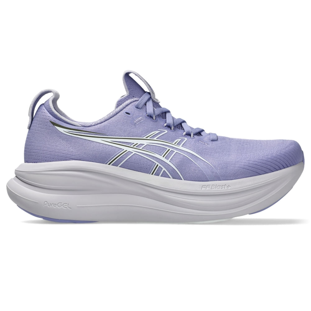 Tênis ASICS GEL Nimbus 28 - Feminino - Roxo/Branco - tam: 40.5