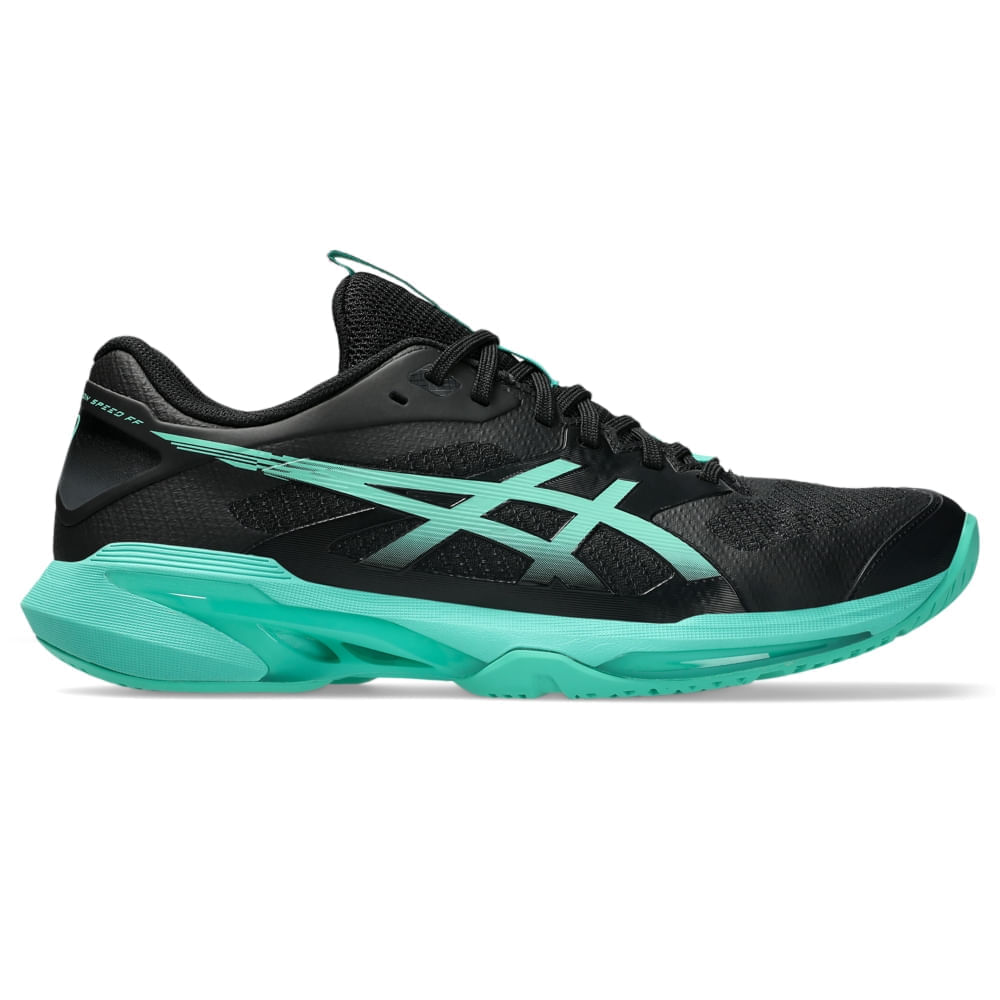 Tênis ASICS Solution Speed Ff 4 - Masculino - Preto/Verde - tam: 37