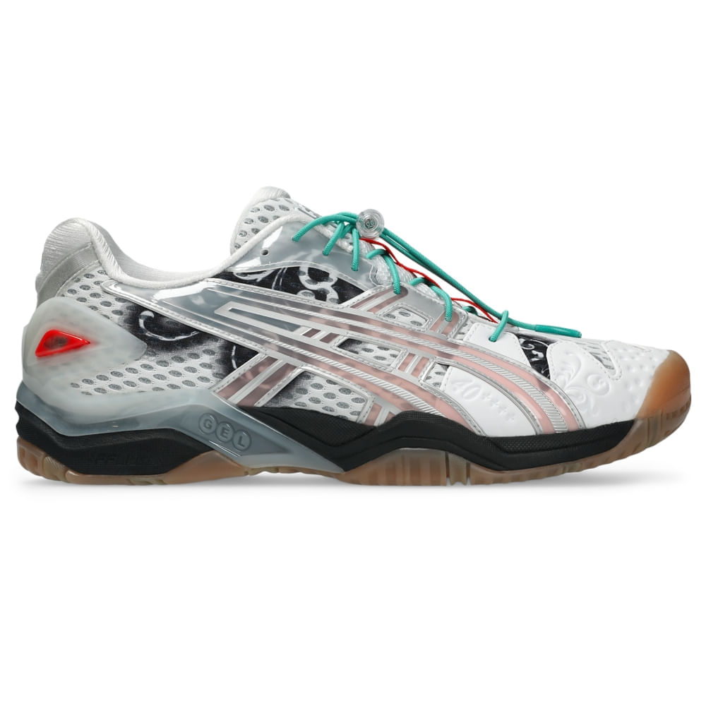Tênis ASICS Gel-Resolution 5 x LTTT - Branco/Vermelho - tam: 35